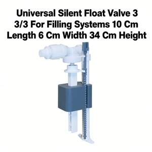 Valve flottante silencieuse universelle 3/8 pour systèmes de remplissage, longueur 10 cm, largeur 6 cm, hauteur 34 cm - Product Image 3