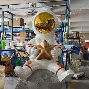 Lampe décorative en forme d'astronaute, IP65, pour extérieur, motif paysage urbain, pour le Nouvel An et la célébration du Ramadan - Product Image 3