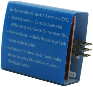 3CH kỹ thuật số đa ECS nhất quán tốc độ điều khiển Checker <span class=keywords><strong>RC</strong></span> sở thích servo Tester trong vật liệu nhựa điều khiển vô tuyến phong cách - Product Image 6