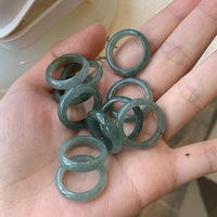Bagues en gros pour femmes, pierres naturelles, jades, agates, bagues à breloques, bijoux, cadeau pour petite amie, diamètre 17 mm