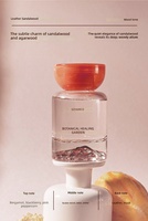 Bouteilles diffuseurs en verre longue durée avec bâtonnets en rotin pour huiles essentielles, sans alcool, en forme de fleur - 50ml/100ml/150ml/180ml, pour projets DIY