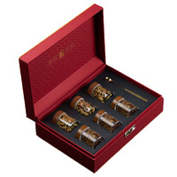 Boîte cadeau en similicuir rouge, boîte d'emballage rigide pour aliments santé avec insert en mousse EVA, logo personnalisé
