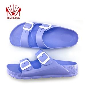 Sandalias Cómodas de EVA con Dos Tiras, Venta al por Mayor, Colores Personalizados, Hebilla Ajustable, Antideslizantes, Unisex, para Playa, con Aumento de Altura - Product Image 2