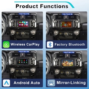 Linux System <b>Mirror</b> Link Box for Toyota 4Runner 2014-202 Wireless Apple CarPlay Auto Stereo Oem Screen Upgrade Car Radio Adapter - Product Image 5