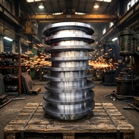 Geschmiedeter Integral-Drehkranz mit dichter metallographischer Struktur, anpassbarem Material und individuell anpassbarem Drehlager