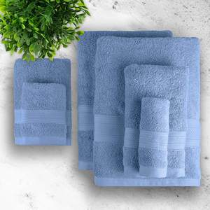 बड़े सुपर स्नान चादरें 100% प्रीमियम कंघी कपास लक्जरी तौलिए कपास तौलिया स्नान तौलिया तीन टुकड़ा सेट - Product Image 2