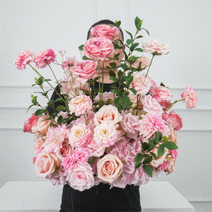 Wholesale Natural and Elegant Pink Real Touch <b>Artificial</b> aisle <b>Flower</b> Centerpieces for Event Decorations - Product Image 1