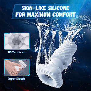 自動男性用吸引加熱マスターベーターオーラルカップストロークリアル膣吸引セックスマシン振動<span class=keywords><strong>W</strong></span>/電話ホルダー - Product Image 5