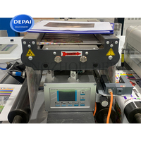 Machine d'impression flexographique en ligne à film plastique de type pétale à 6 couleurs avec servo-moteur et enregistrement automatique des couleurs