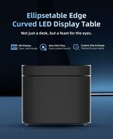 Pantalla LED Flexible para Cabina de DJ, Curva, Portátil, 8K HDR, para Bodas, Clubes, Ferias Comerciales, Publicidad y Señalización