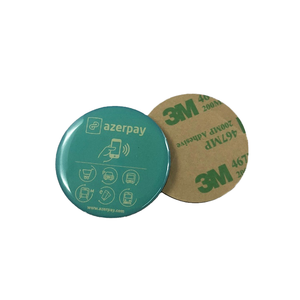 Mini PET Social Media Sticker <strong>Tag</strong> 13.56MHz NFC RFID Access Control Card 213/215/216 Chips Waterproof Crystal Epoxy Adhesive - Product Image 4