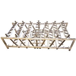 3インチ4インチ5インチ6インチ35ショットスチール調整可能な花火モルタルチューブラック正方形の花火ディスプレイモルタルラック - Product Image 1