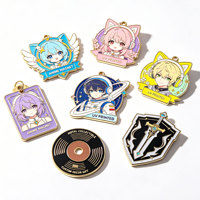Imanes de Refrigerador con Diseños de Anime, Impresos con UV, de Aleación de Zinc, con Elegante Empaque de Regalo