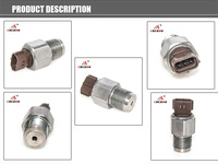 Sensor Tekanan Rel Bahan Bakar 499000-6160 Sensor Tekanan Common Rail untuk Nissan Hitachi Isuz untuk Sinotruk HOWO Hino Denso