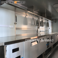 Dot Usa Mobile Restaurant Cafés Hot Dog Vérifié Uk Vintage Food Truck Pizza Remorque entièrement équipée