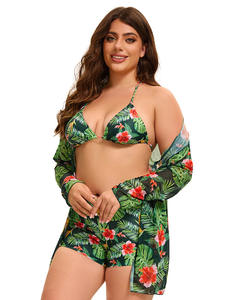 Traje de baño deportivo ecológico sólido elegante para mujer europea americana de talla grande impermeable de una pieza ropa de playa con espalda recortada - Product Image 3