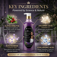 Gel Douche Alpha Arbutin 1000ml Hydratant Éclaircissant Peau Vente en Gros Marque Privée OEM ODM Promotion