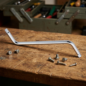 ITA Tools CV-STEEL กุญแจแบบมีปลั๊กเสียบกันน้ำมันสีเงินขัดเงาพร้อมที่จับ S 207 MML - Product Image 1