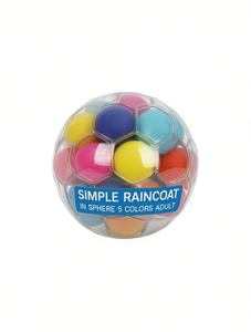 Semplice impermeabile in plastica a forma di sfera, 5 colori, per adulti, unisex, giocattolo sportivo da esterno - Product Image 1