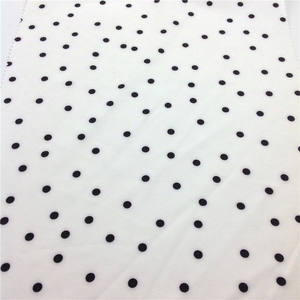 Bébé Mousseline Tissu Imprimé Crêpe Dernière Conception Hollandaise Ankara Imprimé Motif 100% Coton Salissant à pois calico matériau mince - Product Image 2