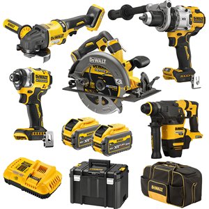 Prix de gros 100% neuf Dewalt DCZ2096P2X2-XE 18V/54V 9.0Ah/5.0Ah FlexVolt XR Li-Ion Kit sans fil 20 pièces DCZ2096P2X2-XE Perçage - Product Image 4
