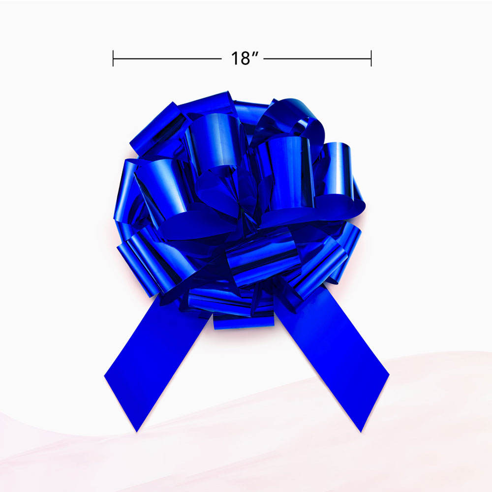 18 Blue RND Bows