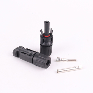 שחור ip67 עמיד למים Dc מחבר 1500v 45a מתאם עבור כבל סולרי 2.5 מ "מ המגרש תיבת combiner - Product Image 1