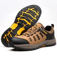 Chaussures d'assurance du travail antistatiques anti-écrasement personnalisées en usine chaussures de randonnée antidérapantes résistantes à l'abrasion sécurité industrielle