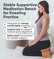 Tabouret de prière musulman en bambou, pliable et portable, bancs de méditation avec charnières magnétiques verrouillables