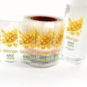 Impresión de etiquetas personalizadas botella de jugo impermeable servicio de impresión de embalaje etiquetas adhesivas para botellas bebida transparente - Product Image 2