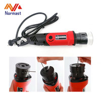 Meuleuse manuelle portable Normast pour électrodes en tungstène, angle de meulage 20-60°, sans poussière, soudage TIG, électrodes 10-32 mm, 500 W