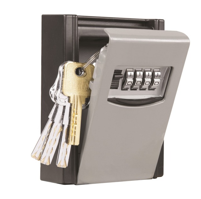 YH9151 4-Digit Combination Lock Box Wall Mounted Key Safe Box