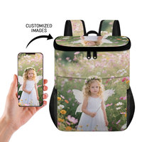 Sac à dos isotherme personnalisé avec image, en polyester, pour pique-nique, plage, camping