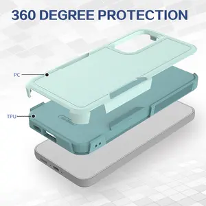 Design Tpu PC Armor Coque de téléphone robuste et antichoc pour Samsung Galaxy A55 A35 A25 5G