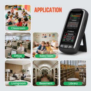 Máy dò Radon cầm tay tại nhà, cảm biến bán dẫn, nhẹ, dễ sử dụng, Pin Lithium, phiên bản Mỹ, PCI/L - Product Image 6