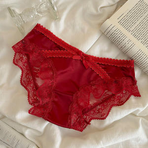 Vente en gros Sous-vêtements magnétiques pour femmes en dentelle hipster transparente sans couture très brillante coupe ajustée et fine - Product Image 5