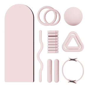 Tapis <span class=keywords><strong>de</strong></span> yoga rose souple et antidérapant, éco-responsable, en caoutchouc naturel PU, épaisseur 10 mm, idéal pour le Pilates et l'entraînement physique – Vente chaude - Product Image 4