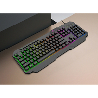 Usine OEM Table de jeu pas cher filaire Rgb Led rétroéclairage ergonomique E Sport pc clavier de jeu