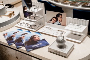 LUX Fashion Optical Mall Kiosk Interior Design Optical Store Fixture Decoration <b>Wall</b> <b>Cabinet</b> Sunglasses <b>Display</b> <b>Cabinet</b> Lilai - Product Image 5