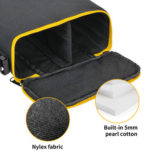 Tool Bag Tool Messenger Bag With Adjustable Shoulder Strap Zipper Closure Universal Tool Storage Yellow - Product Image 4