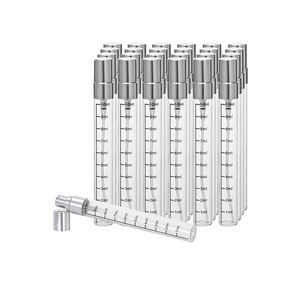 Factory Newest Clear Glass Cylinder Pocket <b>Perfume</b> Refill <b>Spray</b> <b>Bottle</b> Customizable <b>Spray</b> Cap Screen Printing Skin Care Serum - Product Image 1