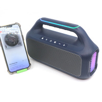 Altavoz estéreo de graves Supergraves inalámbrico a prueba de agua, altavoz de calidad Hifi, luz RGB para exteriores, altavoces portátiles, Radio FM/TF