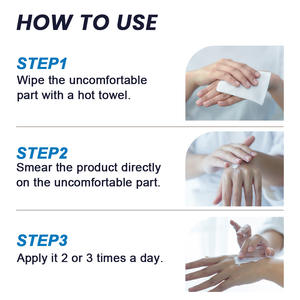 Crema de entumecimiento de calambres corporales, alivio del dolor muscular en extremidades, pomada de eliminación de tendón de Aquiles de pantorrilla - Product Image 5