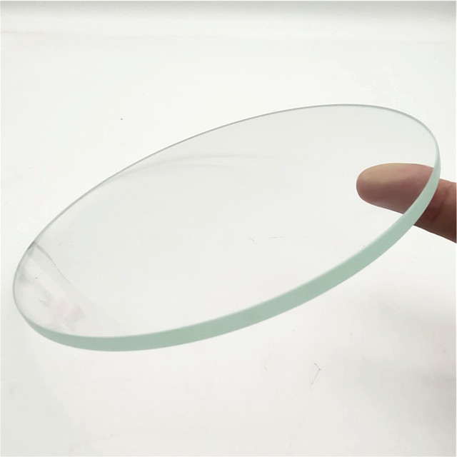 Customized 1-10mm Tempered Round Glass Cover for Led Light