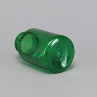 En stock, flacon de rangement pour comprimés et capsules en plastique PET de forme ronde, pour médicaments et compléments alimentaires
