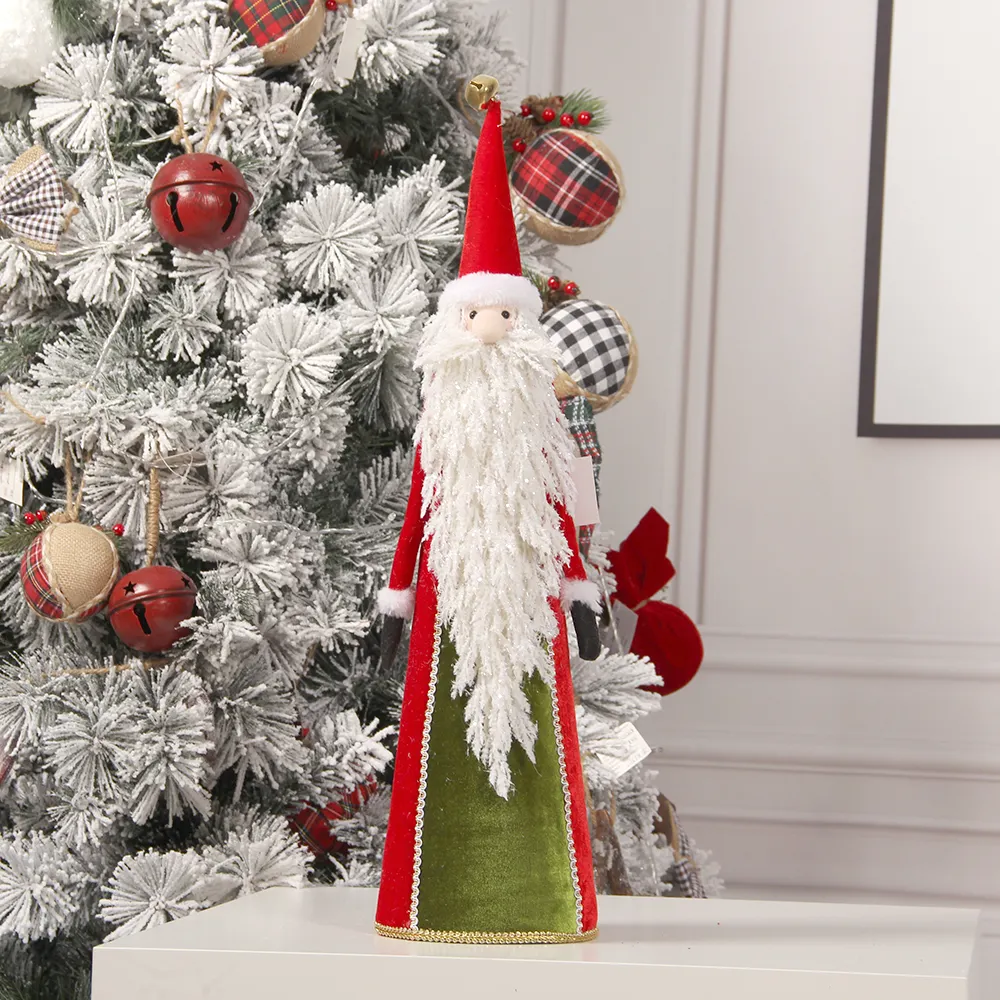 زينة عيد الميلاد الفاخرة جنوم عيد الميلاد الحلي سانتا كلوز أفخم زينة عيد الميلاد Gnome السويد محشوة جنوم للديكور المنزل