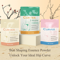 Poudre Protéinée Curvy Extreme Fast pour l'Augmentation des Fesses, à base de Fenugrec et Maca
