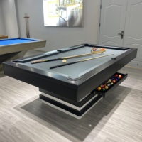 Table de billard chinoise de haute qualité, construite avec précision, design sur mesure et poches en cuir, table de billard durable