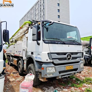Camión Bomba de Concreto Usado Zoomlion de 48m Montado en Chasis Benz - Product Image 4