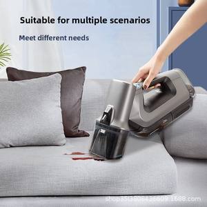 Machine électrique <span class=keywords><strong>sans</strong></span> <span class=keywords><strong>fil</strong></span> tout-en-un pour le nettoyage des tissus humides et secs <span class=keywords><strong>Nettoyeur</strong></span> de rideaux pour petits tapis et canapés avec aspiration par pulvérisation - Product Image 3